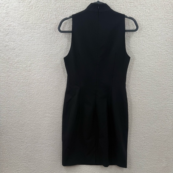 Teen flo Black Sleeveless High mock neck Midi Dress Size 3 - Picture 2 of 11